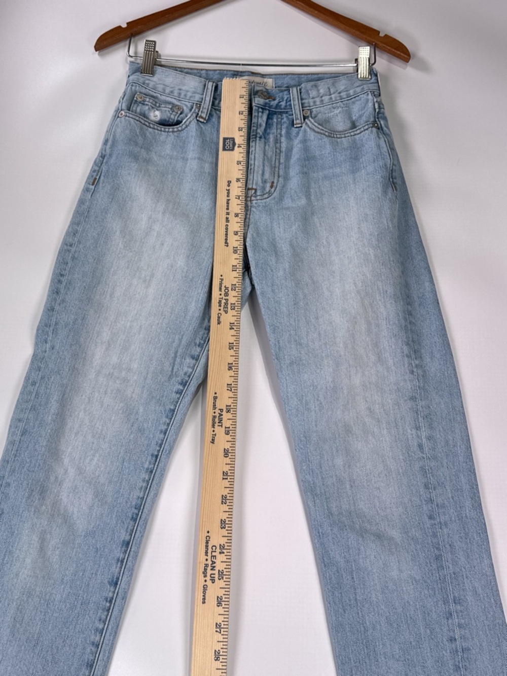 Madewell The Perfect Summer Jean High Rise Distressed Cotton Light Wash Denim 26 - Picture 11 of 13